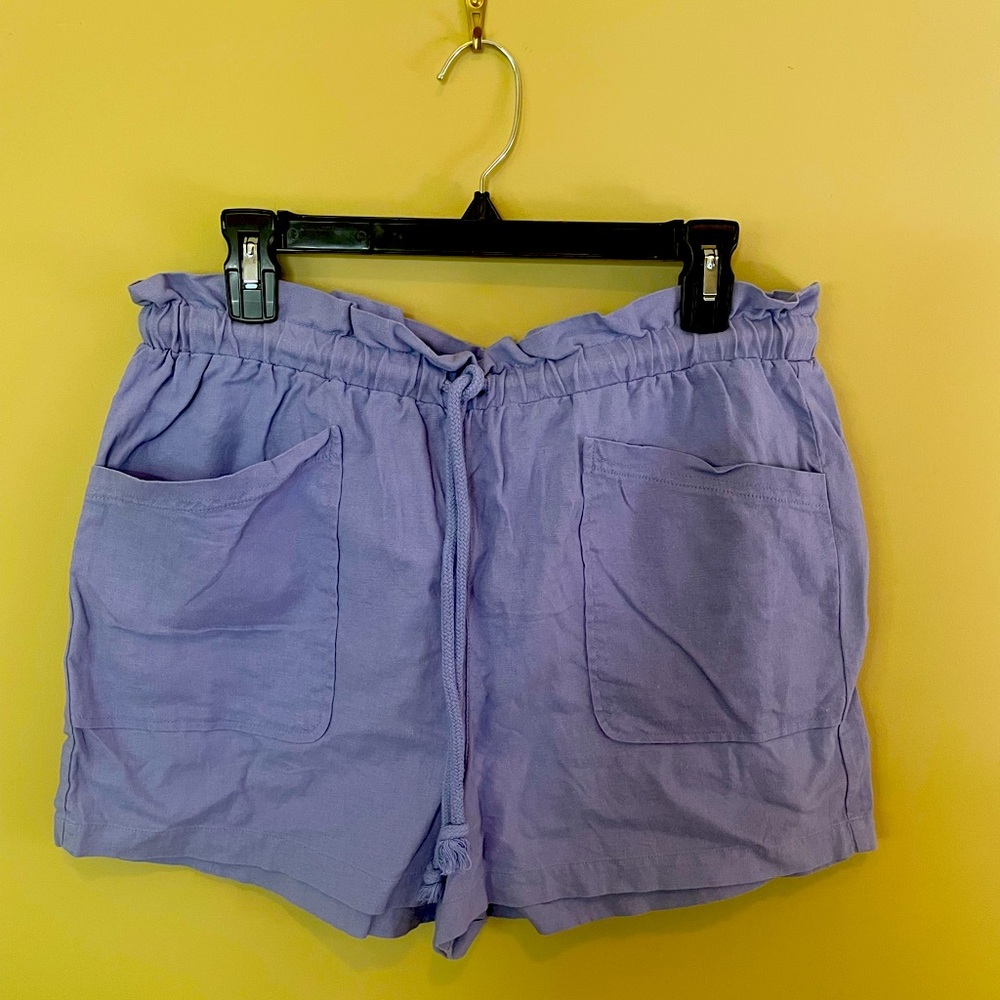 UNIVERSAL THREAD gauzy cotton shorts, Lavender/Purple, size Large, EUC